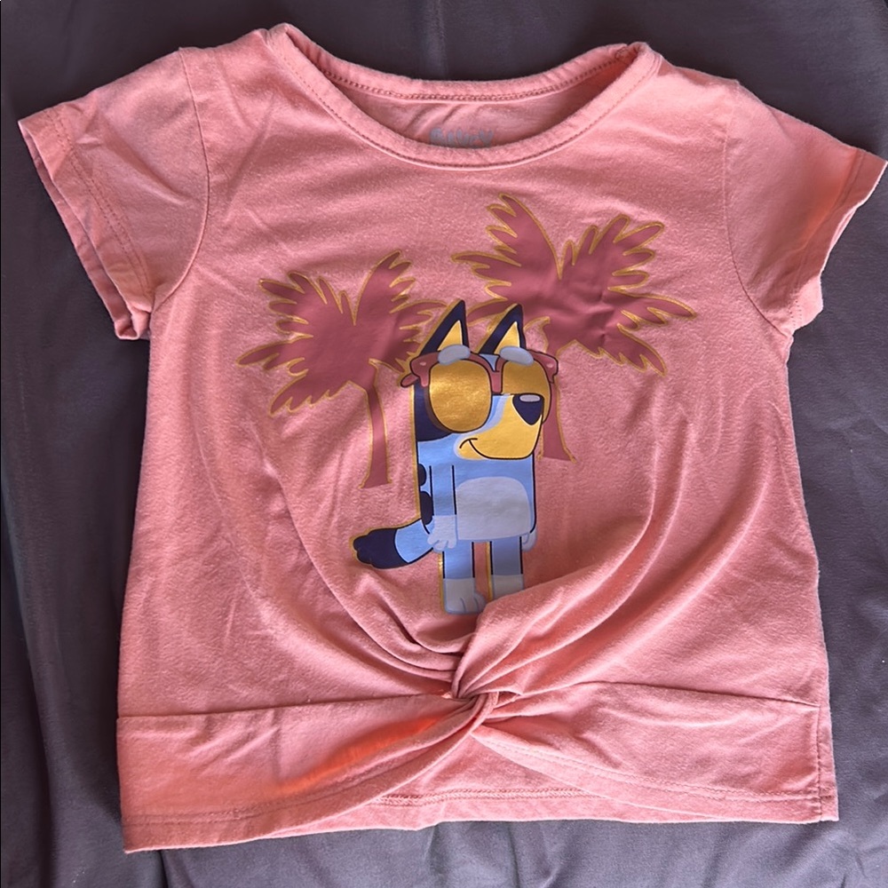 Kids Pink Graphic T-Shirt